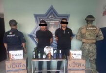 RECUPERA BOTÍN Y CAPTURA SSPM A DOS HOMBRES POR ROBO A COMERCIO