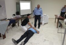 CAPACITAN A AGENTES DE LA SSPM SOBRE PRIMEROS AUXILIOS A MENORES