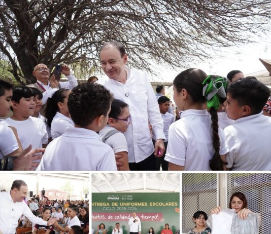 *Con entrega de uniformes gratuitos, Gobernador Durazo convierte a Sonora en modelo nacional de educación*