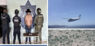 Llega aeronave clandestina a Cajeme; Marina la intercepta y detiene a un hombre