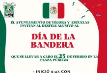 El H. Ayuntamiento de Yécora le hace una cordial invitación a toda la comunidad al tradicional desfile cívico alusivo al Día de la Bandera el día 23 de febrero en puntos de las 9:45 am