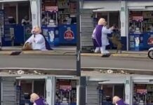 Dr. Simi se vuelve viral por la forma de jugar y darle cariño a un perrito de la calle.
