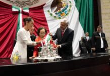Murió Ifigenia Martínez a los 94 años de edad, presidenta de la Mesa Directiva de la Cámara de Diputados.