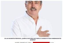 JAVIER LAMARQUE ENCABEZA PREFERENCIA EN ENCUESTAS PARA CANDIDATO A GOBERNADOR DE SONORA POR MORENA.