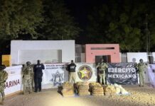 *Mesa Estatal de Seguridad decomisa cerca de media tonelada de metanfetamina en operativos en San Luis Río Colorado*