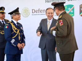 *Reconoce Gobernador Durazo esfuerzo y compromiso de Fuerzas Armadas con la seguridad de Sonora*