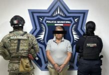 DETIENE SSPM Y MARINA A MUJER EN POSESIÓN DE PRESUNTA DROGA*