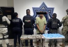 OPERATIVO CONJUNTO DETIENE A DOS POR DELITO CONTRA LA SALUD EN CAJEME