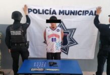 DETIENE OPERATIVO COORDINADO A HOMBRE CON PRESUNTA DROGA Y ARMA DE FUEGO EN VILLA BONITA