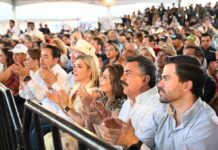 ALCALDE DE CAJEME ASISTE A ENTREGA DE CONCESIONES DE AGUA EN NAVOJOA