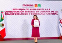 SE REGISTRA LORENIA VALLES PARA LA COORDINACIÓN ESTATAL DE LOS COMITÉS DE DEFENSA DE LA TRANSFORMACIÓN Y LA SOBERANÍA NACIONAL