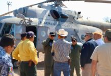 CEPC informa avance del 55 por ciento en control de incendio forestal en Arivechi