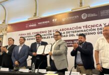 Fortalece Gobierno de Sonora transparencia y administración del patrimonio público con convenio de valuación de inmuebles