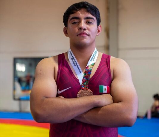 Consolida alumno de Cobach Sonora brillante trayectoria en lucha olímpica con cuatro medallas de oro