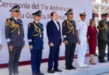 Reconoce Gobernador Durazo resultados en seguridad a siete años de la creación de la Guardia Nacional