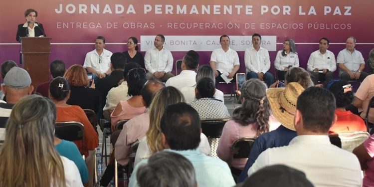 JORNADA PERMANENTE POR LA PAZ TIENE PRESENCIA EN 10 POLÍGONO DEL ESTADO: MARÍA DOLORES DEL RÍO