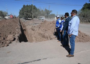 AVANZAN LOS TRABAJOS DE TUBERIA DE AGUA DE 30 PULGADAS HACIA EL SUR ORIENTE DE CIUDAD OBREGON