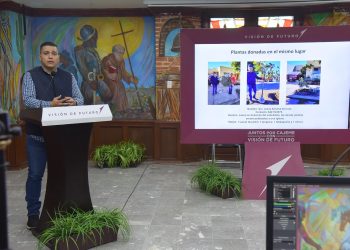 UNEN ESFUERZOS ECOLOGÍA Y JARDINERÍA NÁINARI PARA RESCATAR LA FLORA DEL BULEVAR CAMINO REAL