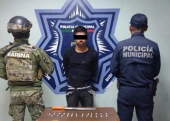 CAPTURA SSPM A SUJETO CON MACHETE Y DROGAS EN LA REAL DEL NORTE