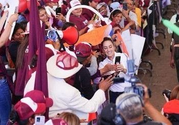 ’’CON ESTRATEGIA, CON HONESTIDAD VAMOS A SEGUIR CONSTRUYENDO LA PAZ PARA NUESTRO PAÍS’’: CLAUDIA SHEINBAUM