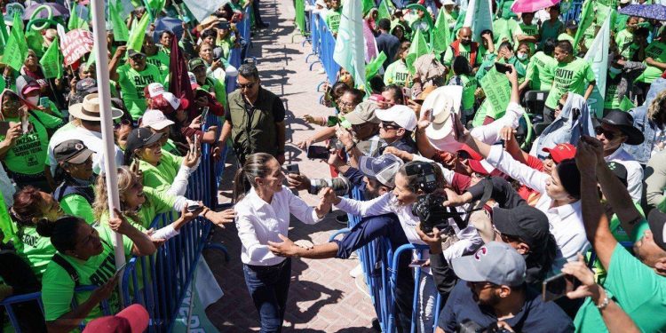 CUANDO SE CAMBIA AL PODER JUDICIAL TAMBIÉN SE AVANZA EN LA CONSTRUCCIÓN DE LA PAZ: CLAUDIA SHEINBAUM