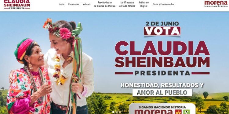 CLAUDIA SHEINBAUM ABRE PÁGINA OFICIAL DE CAMPAÑA PARA DAR A CONOCER PROYECTO DE NACIÓN