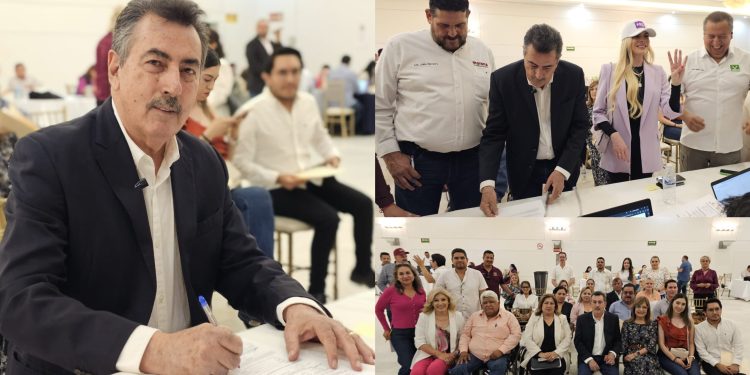 SE REGISTRA JAVIER LAMARQUE COMO CANDIDATO DE MORENA A LA PRESIDENCIA MUNICIPAL DE CAJEME