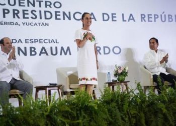 ’’CON NOSOTROS LE VA A IR BIEN A YUCATÁN’’: CLAUDIA SHEINBAUM