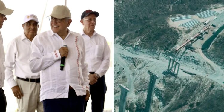 López Obrador supervisa infraestructura en Oaxaca y Guerrero