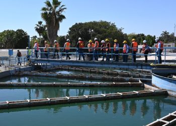 ESTUDIANTES DE INGENIERIA CIVIL DEL ITSON REALIZAN RECORRIDO ENPLANTAS POTABILIZADORAS DE OOMAPAS