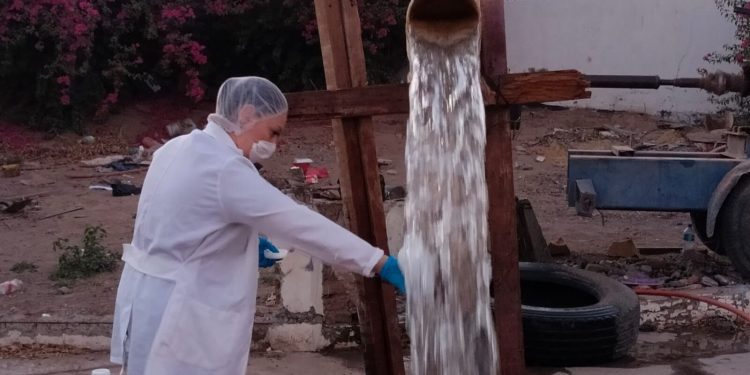 FINALIZAN PRUEBAS DE AFORO DE POZO HUAMANTLA AL SUR DE CAJEME