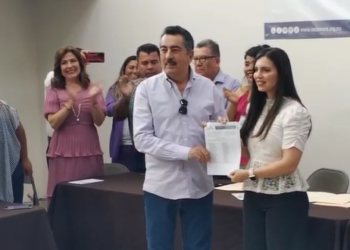 ENTREGAN IEE SONORA CONSTANCIA DE MAYORIA A JAVIER LAMARQUE CANO, COMO ALCALDE ELECTO DE CAJEME
