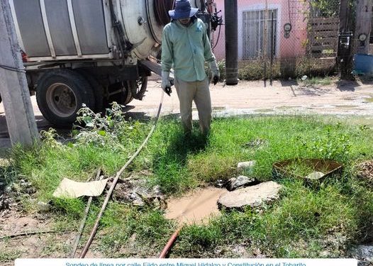 OOMAPASC REALIZA TRABAJO SDE MANTENIMIENTO EN EL TOBARITO