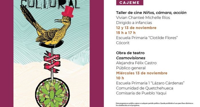 AYUNTAMIENTO DE CAJEME INVITA A LAS CARAVANAS CULTURALES