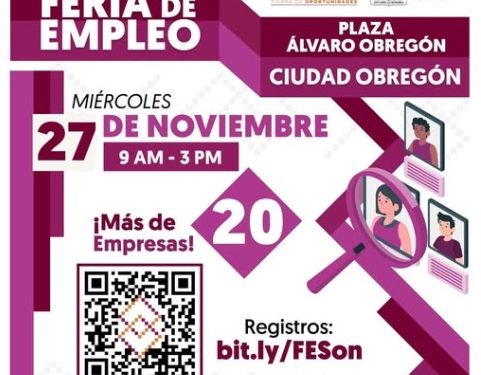 AYUNTAMIENTO DE CAJEME TE INVITA A LA FERIA DEL EMPLEO