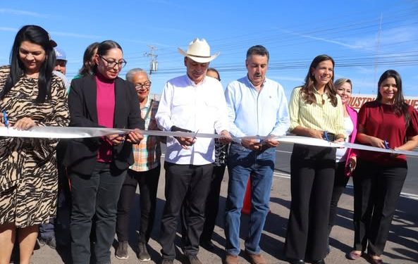 GOBERNADOR Y ALCALDE REALIZAN ENTREGA DE OBRAS EN CALLES DE CAJEME