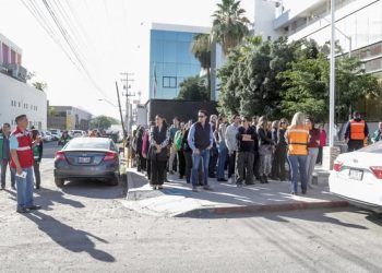 CONGRESO DE SONORA LLEVÓ A CABO SIMULACRO