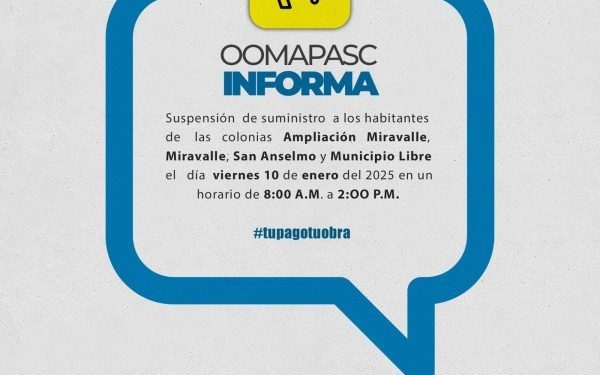 AVISO IMPORTANTE: OOMAPAS DE CAJEME
