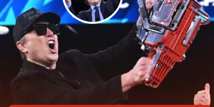 Milei regala una motosierra a Musk en convención ultraconservadora.