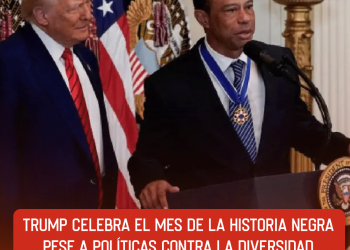 Trump celebra el mes de la historia negra pese a políticas contra la diversidad