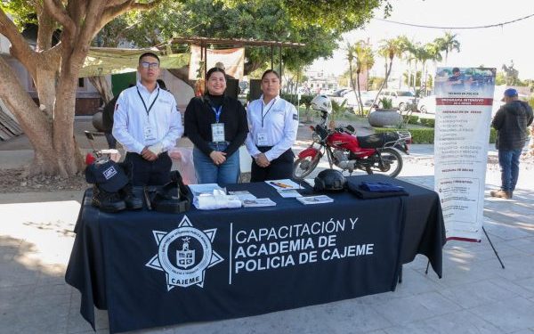 INVITAN A LAS Y LOS JÓVENES CAJEMENSES A INSCRIBIRSE A LA ACADEMIA DE POLICÍA MUNICIPAL