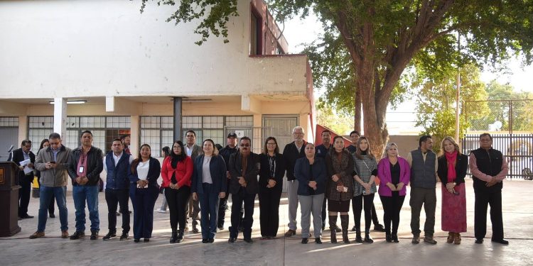 AYUNTAMIENTO REALIZA LUNES CIVICO EN SECUNDARIA #9