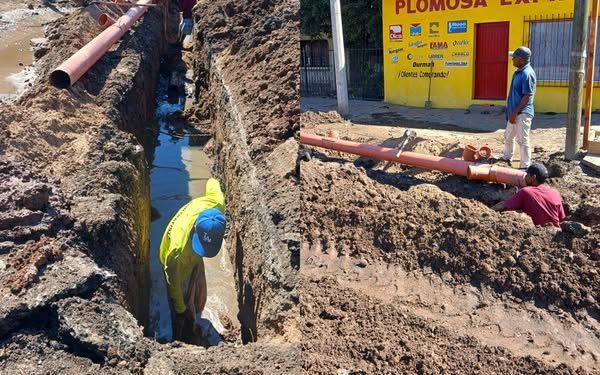 OOMAPASC REALIZA REPARACIONES EN COL. BENITO JUAREZ