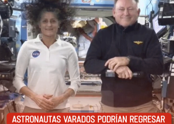 Astronautas varados podrían regresar con cápsula de SpaceX