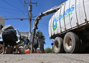 ✅Trabajos de reparación en infraestructura sanitaria por calle Isla Huivulai e Isla Cerralbo en Col. Villa Bonita.