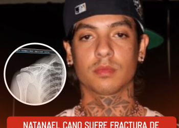 Natanael Cano sufre fractura de clavícula en accidente de motocross