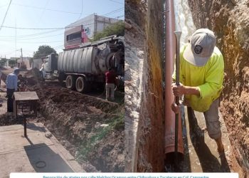 SE REPARA INFRAESTRUCTURA SANITARIA EN COL. TEPEYAC: OOMAPASC