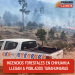 Incendios forestales en Chihuahua llegan a poblados Tarahumaras
