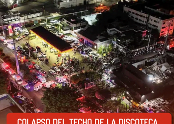 Colapso del techo de la discoteca Jet Set; actuaba Rubby Pérez