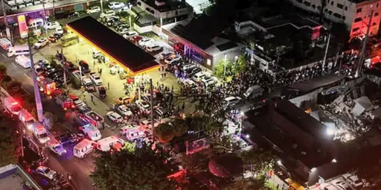 Colapso del techo de la discoteca Jet Set; actuaba Rubby Pérez